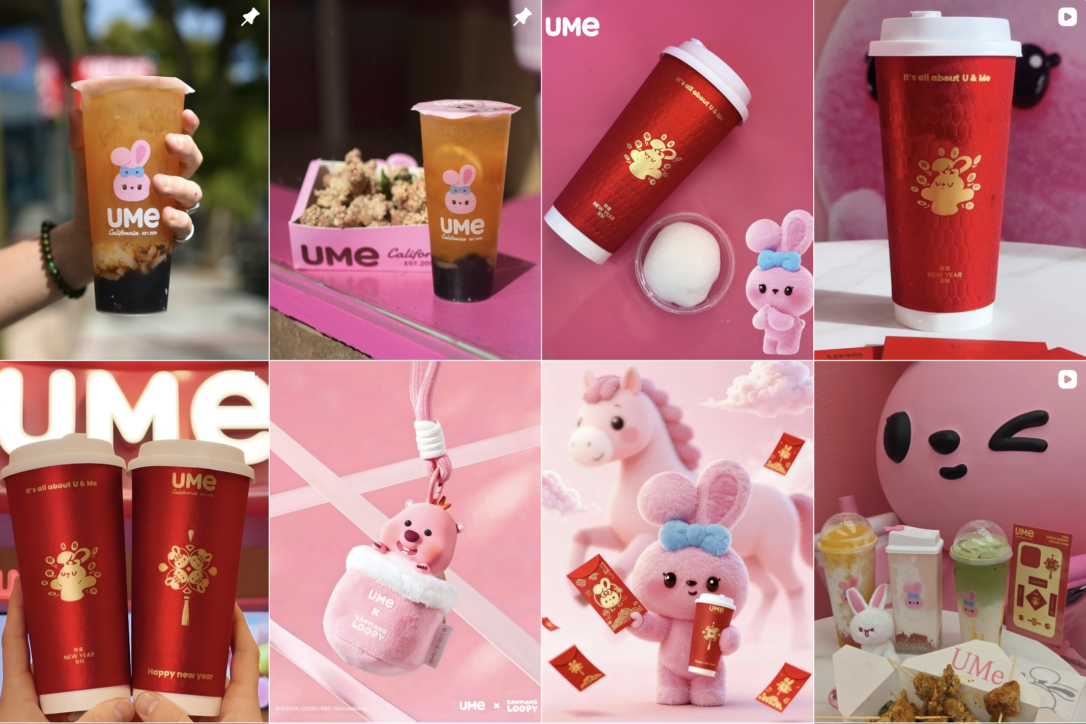 UME Tea social media content